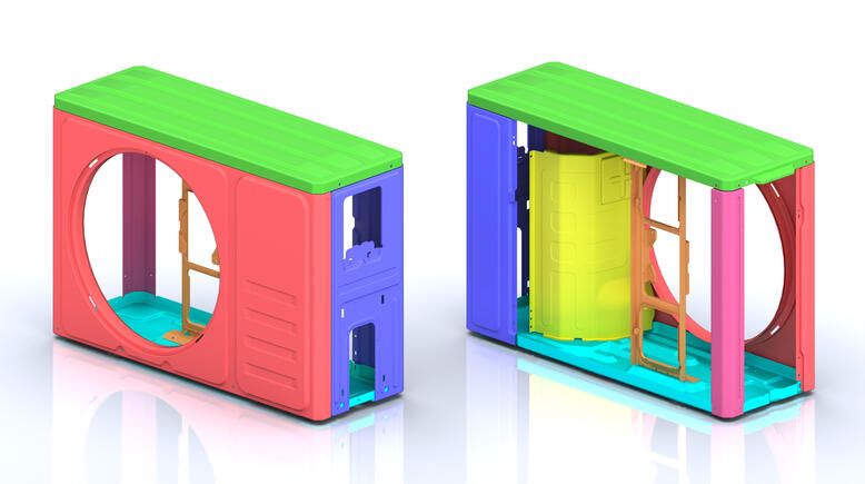 Air Conditional Outdoor Unit Casing